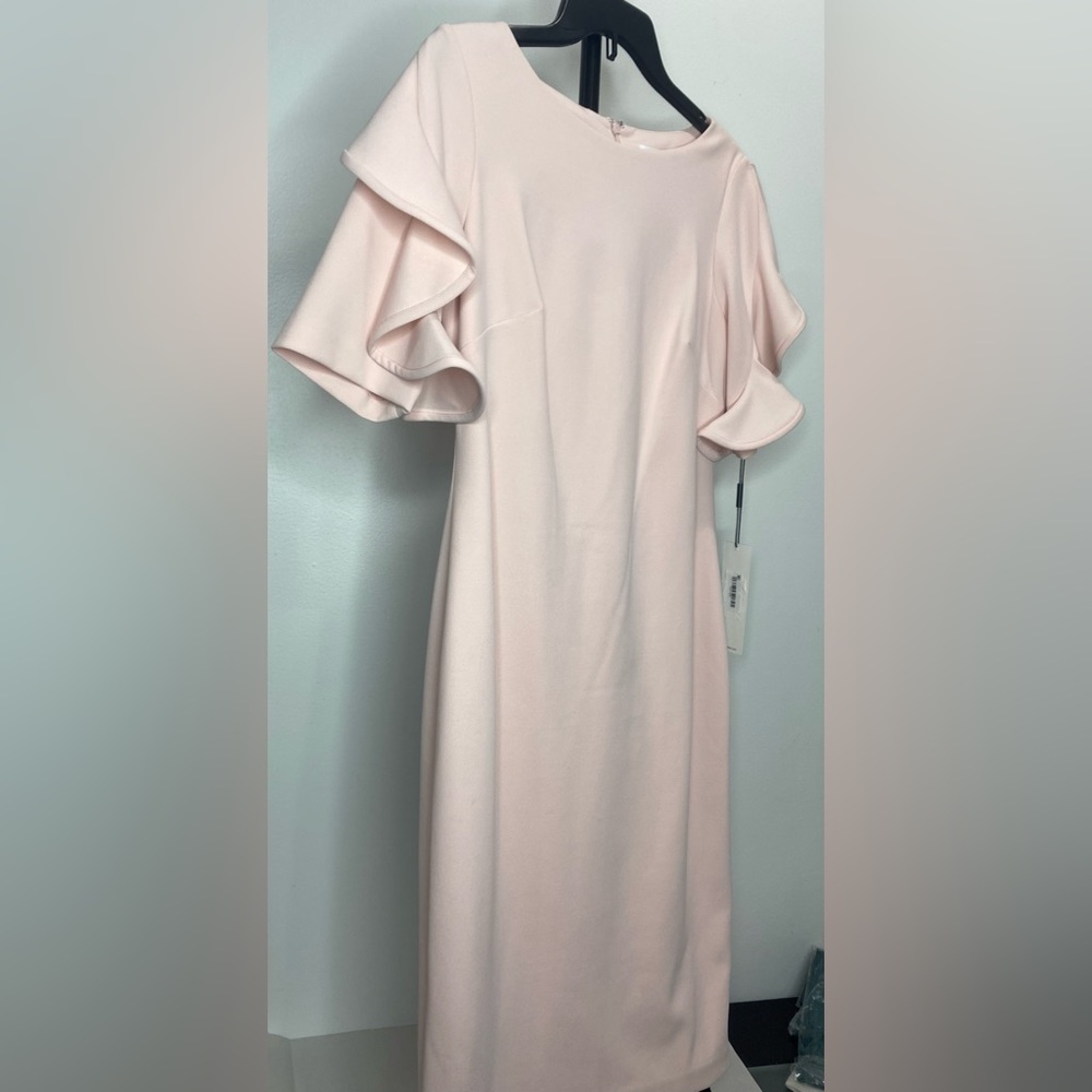 Calvin Klein Ruffled sleeve Dress - Picture 4 of 8